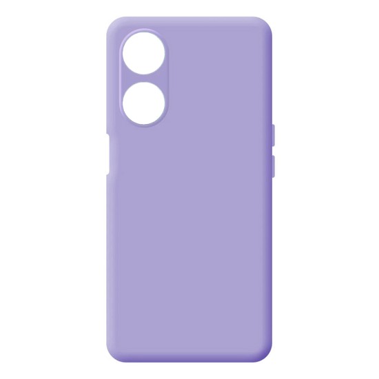 Capa de Silicone com Moldura de Câmera para Oppo A98 5g Roxo